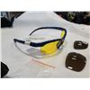 Image 8 : PAIR OF NEW RYDERS SWITCH SUNGLASSES WITH CASE AND INTERCHANGEABLE LENSES - BLUE FRAME - RETAIL $59