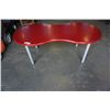 Image 1 : RED IKEA  BEAN SHAPE COFFEE TABLE