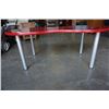 Image 3 : RED IKEA  BEAN SHAPE COFFEE TABLE