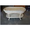 Image 1 : WICKER COFFEE TABLE