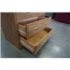 Image 4 : OAK FINISH 3 DRAWER WARDROBE