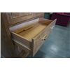 Image 5 : OAK FINISH 3 DRAWER WARDROBE