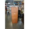 Image 1 : WOOD 4 DRAWER FILING CABINET