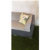 Image 2 : BRAND NEW PREMIUM OUTDOOR GIANT L SECTIONAL W/ LIGHT GREY CUSHIONS AND THROW PILLOWS - RETAIL $2349 