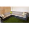 Image 8 : BRAND NEW PREMIUM OUTDOOR GIANT L SECTIONAL W/ LIGHT GREY CUSHIONS AND THROW PILLOWS - RETAIL $2349 