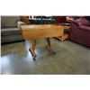 Image 3 : DROPLEAF SPRING LOADED OAK COFFEE TABLE/DINING TABLE