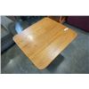 Image 8 : DROPLEAF SPRING LOADED OAK COFFEE TABLE/DINING TABLE