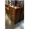 Image 2 : WALNUT FINISH WARDROBE 49 INCHES TALL