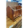 Image 2 : WOOD MAGAZINE RACK