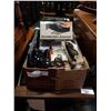 Image 1 : TRAY OF CARD GAMES, DICE, CRIBBAGE BOARDS