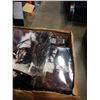 Image 2 : BOX OF NEW BROWN, WHITE AND BLACK HAIR TIE FLOWERS