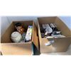 Image 1 : 2 BOXES OF CDS, FIGURAL PITCHER, COIN BANK, ETC