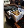 Image 1 : STEREO AND TOTE OF ESTATE GOODS