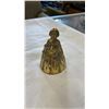 Image 3 : RESTORATION HARDWARE METAL PENGUIN FIGURE, BRASS LADY BELL AND METAL BUST WALL ART