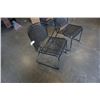 Image 2 : PAIR OF METAL PATIO CHAIRS