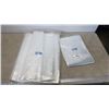 Image 1 : 200 2MIL POLY BAGS - 100 20X24, 100 10X12