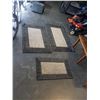 Image 1 : 3 area carpets - 51x30 inches, 46x30 inches and 35x22 inches