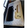 Image 1 : FENDER SQUIER STRATOCASTER ELECTRIC GUITAR WITH HARDCASE AND KORG GA-2 TUNER