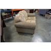Image 8 : Rolled arm sofa with brass nail head
