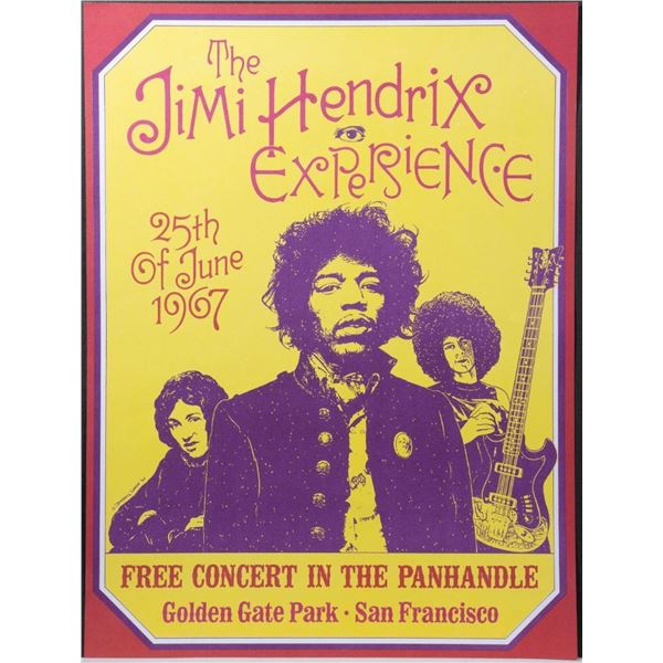 (2) Dennis Loren-/The Jimi Hendrix Experience Concert Posters
