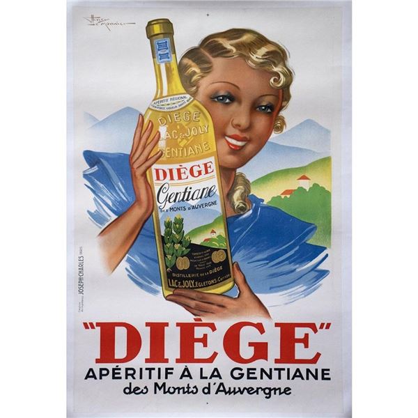 Henri Le Monnier/Diege Aperitif a la Gentiane