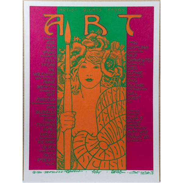(3) Mouse, Kelley, Griffin, Wilson, Moscosco/Artist Rights Today posters