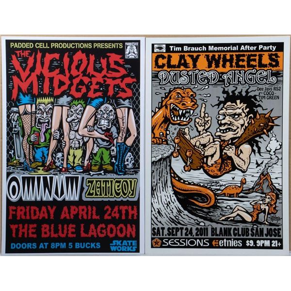 (4) Concert Posters