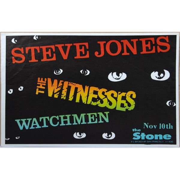 (5) Steve Jones at the Stone Posters