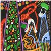 Image 2 : Raphael Abecassis"The Garden of Eden" Hand Signed Framed Original Painting with COA.