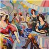 Image 2 : Michael Kerman, "Cafe" Hand Signed Limited Edition Serigraph on Paper with Letter of Authenticity.