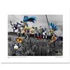 Image 1 : "DC Lunch Break" Numbered Limited Edition Giclee from DC Comics with Certificate of Authenticity.
