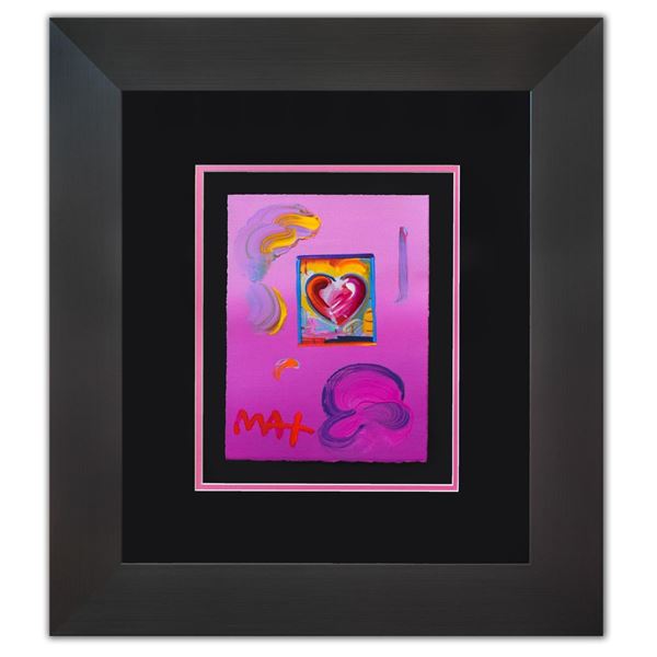 Peter Max- Original Mixed Media "Heart Series Ver. I #218"