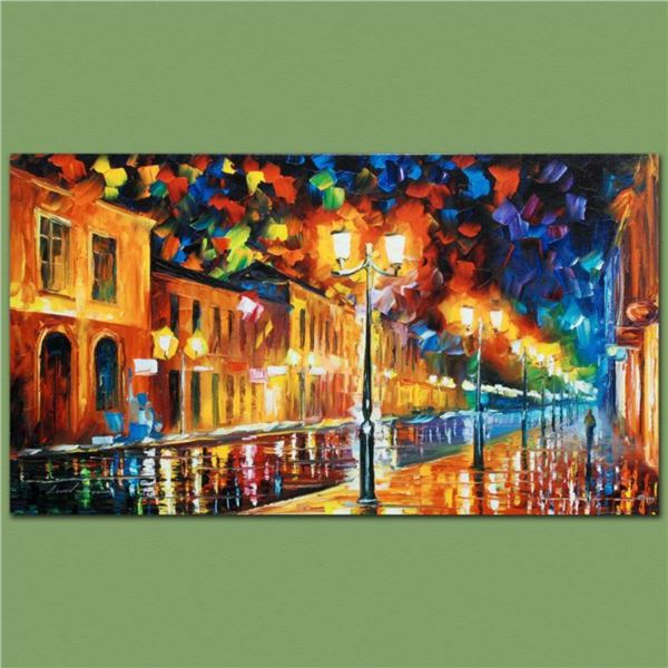Leonid Afremov (1955-2019) "Infinity" Limited Edition Giclee on Canvas, Numbered and Signed. This pi