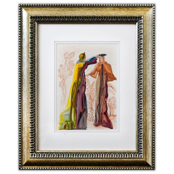 Salvador Dali- Original Color Woodcut on B.F.K. Rives Paper