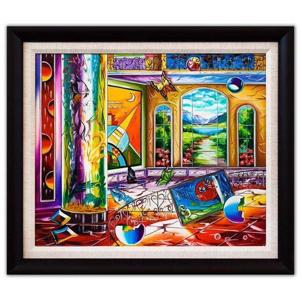 Alexander Astahov- Original Oil on Canvas "Nature Garden View"
