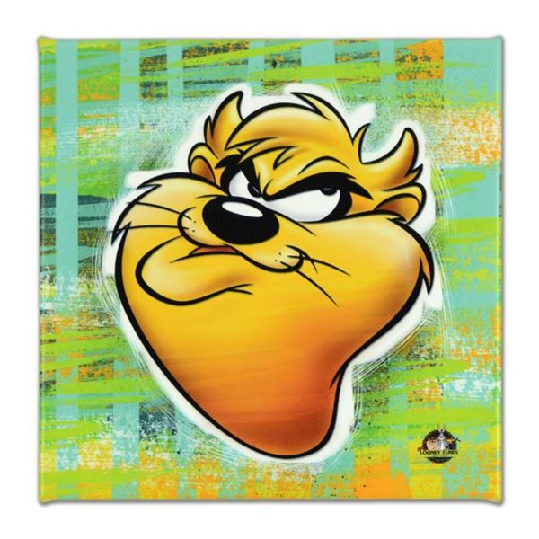 Looney Tunes, "Taz" Numbered Limited Edition on Canvas with COA. This piece comes Gallery Wrapped.