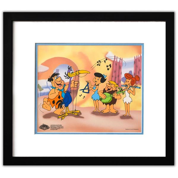 HANNA-BARBERA- Sericel "Fred Plays the Harp"