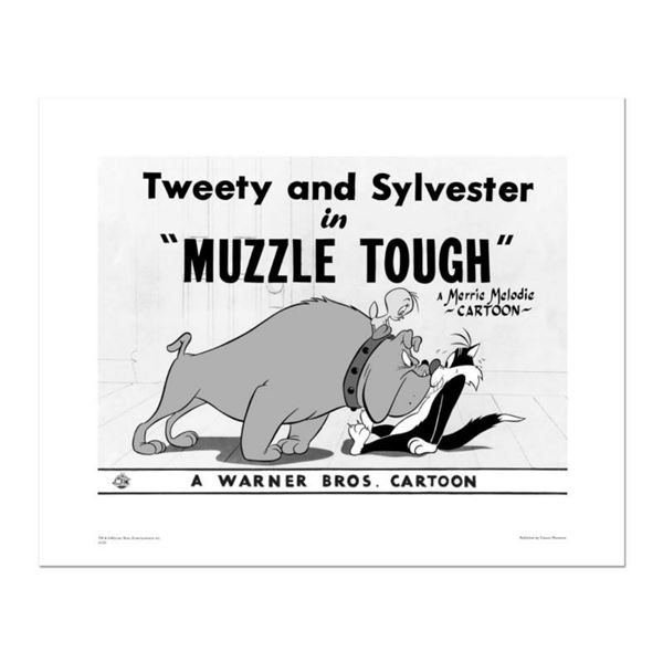 "Muzzle Tough" Numbered Limited Edition Giclee from Warner Bros. with Certificate of Authenticity.