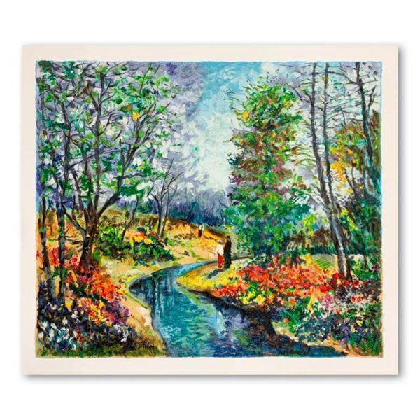 Dimitri Polak (1922-2008), "Autumn Stream" Hand Signed Limited Edition Serigraph on Paper with Lette
