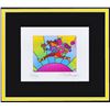 Image 2 : Peter Max- Original Lithograph "Flower Jumper over Sunrise on Blends II"