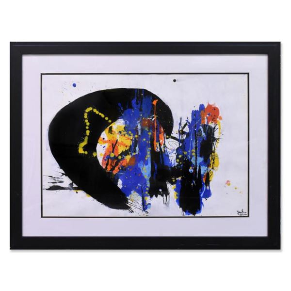 Jenik Cook, Framed Original Acrylic Painting, Hand Singed with Letter of Authenticity.