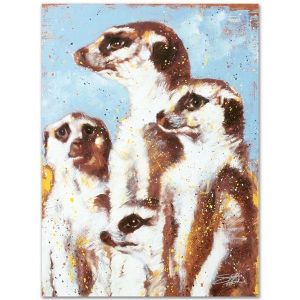 "The Lookout" Limited Edition Giclee on Canvas by Stephen Fishwick, Numbered and Signed. This piece 