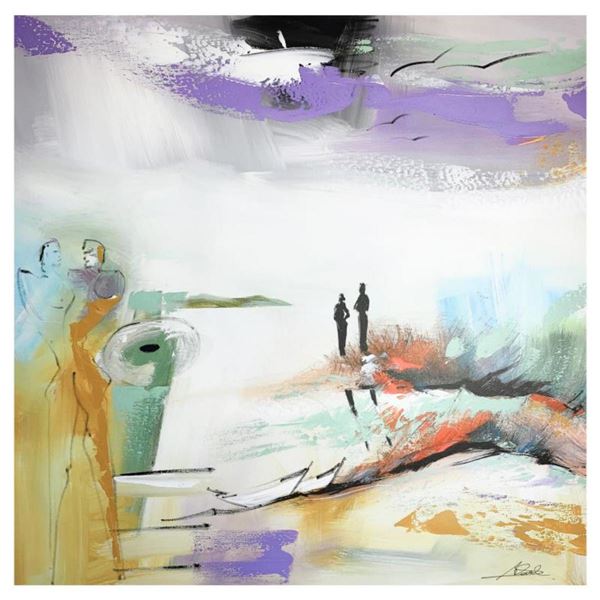 Alfred Gockel, "Freedom without Limits" Hand Signed Limited Edition on Canvas with Letter of Authent