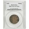 Image 3 : 1652 SHILNG Oak Tree Shilling Fine 12 PCGS