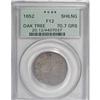 Image 3 : 1652 SHILNG Oak Tree Shilling Fine 12 PCGS