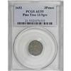 Image 3 : 1652 3PENCE Pine Tree Threepence AU55 PCGS