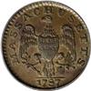 Image 2 : 1787 1/2 C Massachusetts Half Cent MS64 Brown