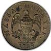 Image 2 : 1788 1/2 C Massachusetts Half Cent MS64 Brown