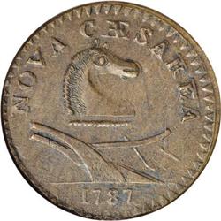 1787 COPPER New Jersey Copper, Small Planchet,
