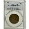 Image 1 : 1787 1C Fugio Cent, STATES UNITED VF20 PCGS